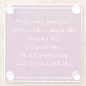 Königliche Beratung Glasuntersetzer (Rückseite)