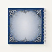 Königliche Blaue Prinzessin Fantasy Notizblock (Rückseite)