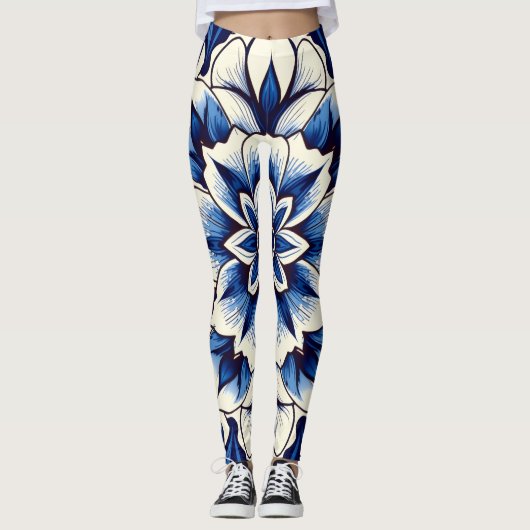 königliche Bloom-Leggings Leggings (Vorderseite)