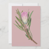 Königliche Blume Einladung (Rückseite)