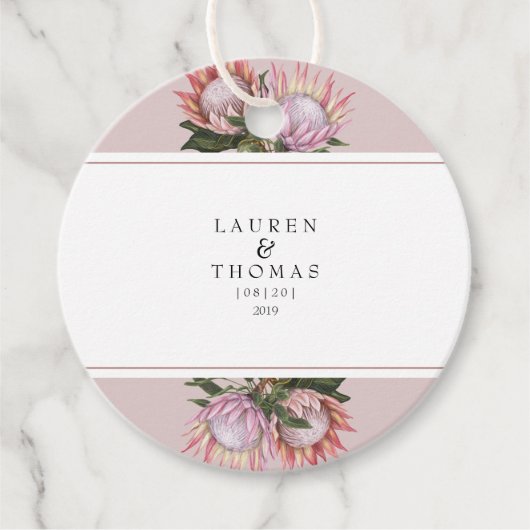 Königliche Blume Geschenkanhänger (Vorderseite)