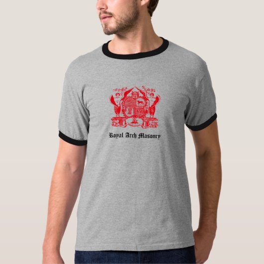 Königliche Bogen-Maurerarbeit T-Shirt (Vorderseite)