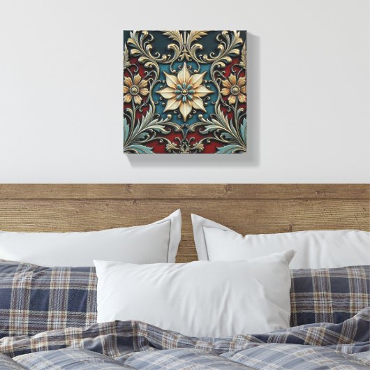 Königliche Botanik Leinwanddruck (Insitu (Schlafzimmer))