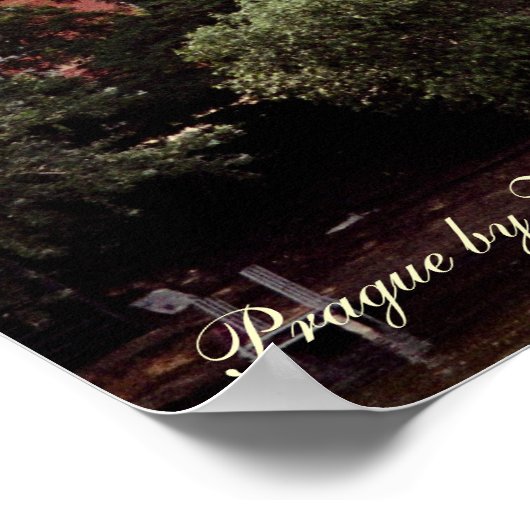 Königliche Burg in Prag Poster (Ecke)