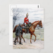 Königliche Drachen Postkarte (Vorne/Hinten)