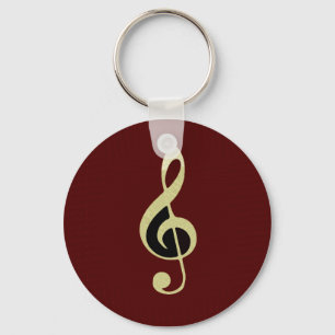 Königliche dreifacher Clef-Schlüsselkette Schlüsselanhänger