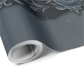 Königliche Eleganz, ein majestätischer Blick auf d Geschenkpapier (Rolleneckpunkt)