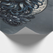 Königliche Eleganz, ein majestätischer Blick auf d Geschenkpapier (Ecke)