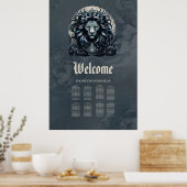 Königliche Eleganz, ein majestätischer Blick auf d Poster (Küche)