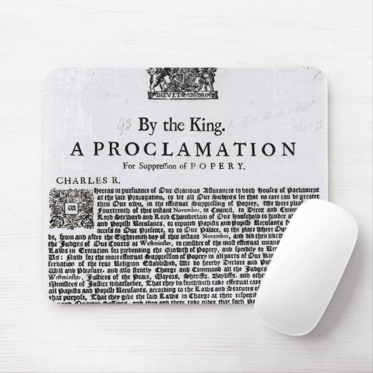 Königliche Erklärung, 1675 Mousepad (Mit Mouse)