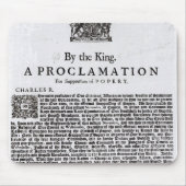 Königliche Erklärung, 1675 Mousepad (Vorne)