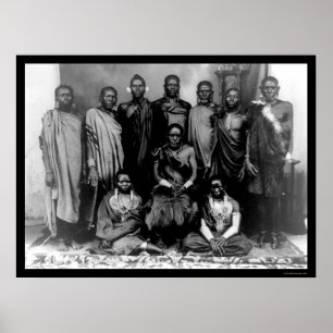 Königliche Familie in Kenia 1909 Poster