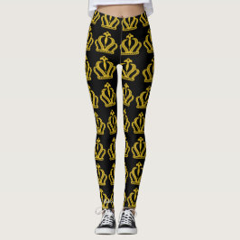 Königliche Familien-Kronen-Leggings Leggings
