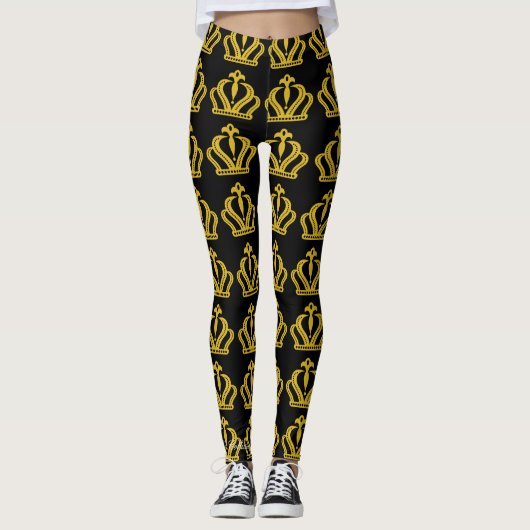 Königliche Familien-Kronen-Leggings Leggings (Vorderseite)