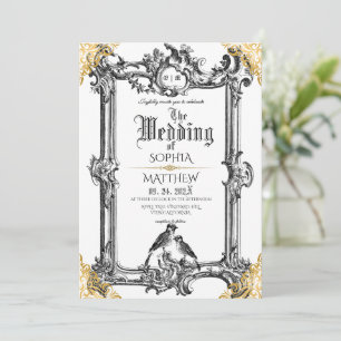 Königliche Fantasy-Mittelalter-Hochzeit  Einladung