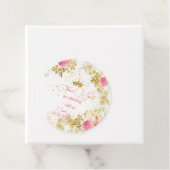 Königliche Feier Rosa Prinzessin Geburtstag danke Geschenkanhänger (Beispiel)