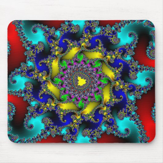 Königliche Fraktal-Mausunterlage Mousepad (Vorne)