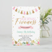 Königliche Geburtstagsfeier Einladung (Stehend Vorderseite)