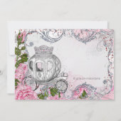 Königliche Geburtstagspartei Princess Einladung (Rückseite)