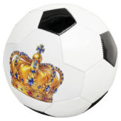 Königliche goldene Krone Fußball (Dreiviertel)