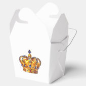 Königliche goldene Krone Geschenkschachtel (Geöffnet)