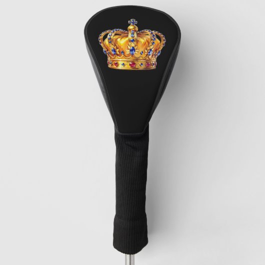 Königliche goldene Krone Golf Headcover (Vorderseite)