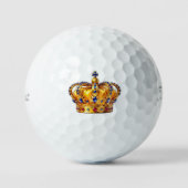 Königliche goldene Krone Golfball (Vorderseite)