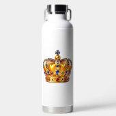 Königliche goldene Krone Trinkflasche (Vorderseite)