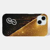 💎 Königliche goldene Tröpfchen funkelnde Flüssigm Case-Mate iPhone Hülle (Rückseite (Horizontal))