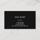 Königliche Goldflügel in der dunklen Visitenkarte (Rückseite)