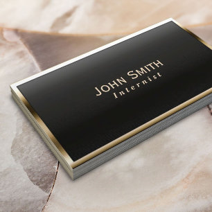 Königliche Goldgrenzinternist-Visitenkarte Visitenkarte