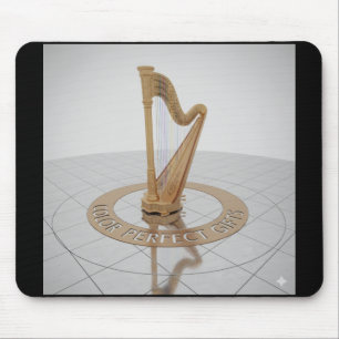 Königliche Goldharfe-Mauspad Mousepad