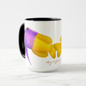 Königliche Gramma Korallenriff-Fisch-Tasse Tasse (Vorderseite Links)