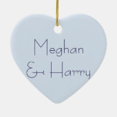 Königliche Herzen der Hochzeit Briten und der Keramikornament (Hinten)