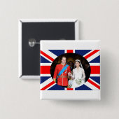 Königliche Hochzeit 11 Button (Vorne & Hinten)