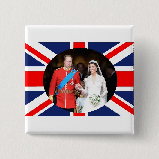 Königliche Hochzeit 11 Button (Vorderseite)