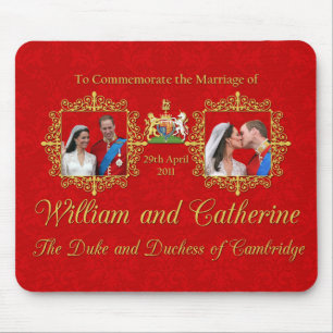 Königliche Hochzeit der Herzog und die Herzogin Mousepad