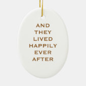 Königliche Hochzeit Keramik Ornament (Hinten)