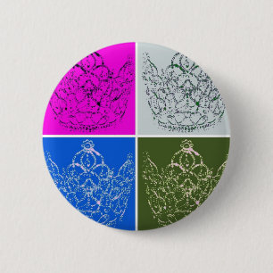 Königliche Hochzeit/Krone Button