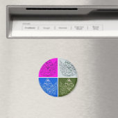 Königliche Hochzeit/Krone Magnet (In Situ (Geschirrspüler))