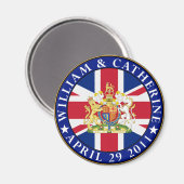 Königliche Hochzeit Magnet (Vorderseite/Rückseite)