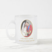 Königliche Hochzeit Mattglastasse (Links)