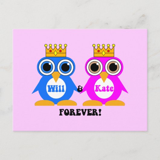 Königliche Hochzeit Postkarte (Vorderseite)
