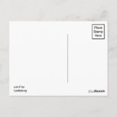 Königliche Hochzeit Postkarte (Rückseite)