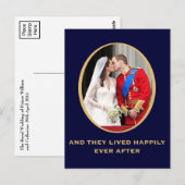 Königliche Hochzeit Postkarte (Vorne/Hinten)