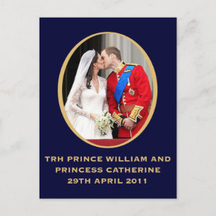Königliche Hochzeit Postkarte