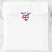 Königliche Hochzeit Runder Aufkleber (Tasche)