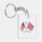 Königliche Hochzeit Schlüsselanhänger (Vorderseite links)