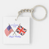 Königliche Hochzeit Schlüsselanhänger (Rückseite)