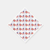 Königliche Hochzeit Serviette (Ecke)